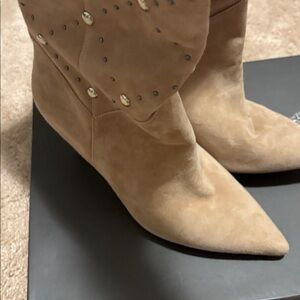 Vince Camuto Beige Studded Over the Knee Boots New With tags-👢👢